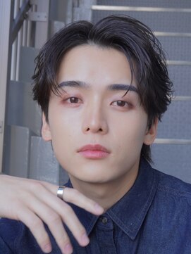 フィフス(fifth) 原宿ニュアンスパーマメンズカットセンターパートメンズパーマ