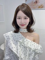オニキス(ONYX)&nbsp;C76透明感モカブラウンミディアム韓国レイヤーヨシンモリ表参道