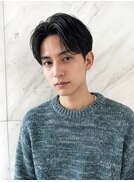 MEN’S HAIR/サーフカール/刈り上げセンターパート/瀬田