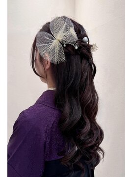 タヤ ザ ベーシックス フクオカテン(TAYA THE BASICS FUKUOKA) ハーフアップヘアセット