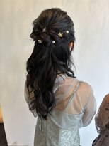 ヘアセット専門サロン by OKINAWA WATABE WEDDING 那覇店&nbsp;ハーフアップ