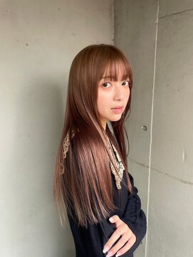 エクラートリュクス 津田沼(ECLART Luxe) 津田沼・前髪が映えるブラウンロング
