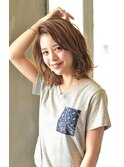 フレンチシックヘアーでヘルシーな大人ミディ【nanana parena】