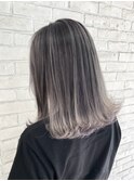 横浜で叶う！脱白髪染め！白髪ぼかしハイライト／髪質改善