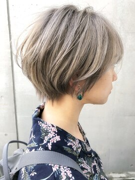 エミス バイ メルト 吉祥寺(emis by melt) 【堀惠洋平】ショート 大人ショート ベージュ 20代/30代/40代