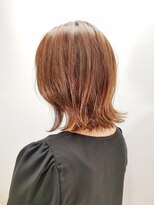 大人かわいい/外ハネミディアム/ミディアムウルフ/20代30代40代