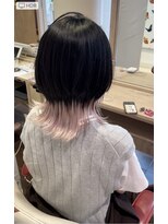 アース 会津若松店(HAIR&MAKE EARTH) ショートウルフ×派手髪インナーカラー