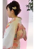 絽の振袖☆お祝いの席に☆