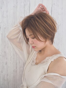 リアイス(Re:ICE) ミニウルフ/くすみブルー/流れるレイヤー/インナーハイライト