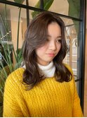 韓国ヘアー顔周りレイヤーおくれ毛前髪万代新潟