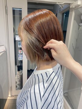 テトラ バイ ネオリーブ 横浜西口店(tetra by neolive) ＊オレンジ×ミルクティーベージュ＊[横浜/横浜駅]