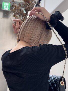 シェリ ヘアデザイン(CHERIE hair design) 《suu.02》milk beige × Bob