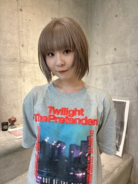 ペト(peto) 【Tsuki】sheer beige/ bob