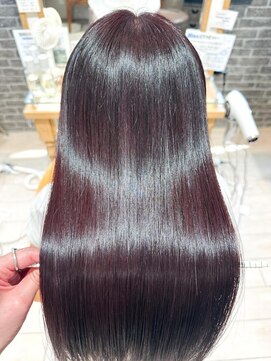 プラグ バイ ネオリーブ(plug by neolive) オリーブベージュ×髪質改善[髪質改善/縮毛矯正/韓国]K