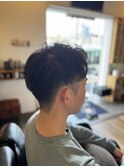 ツーブロックショート