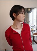 【ショートヘア/阿部達哉】耳掛けショート/マッシュショート