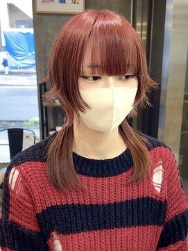 ラック 本厚木店(LUCK) ウルフ/中性ウルフ/ハイトーン/暖色/ケアブリーチ