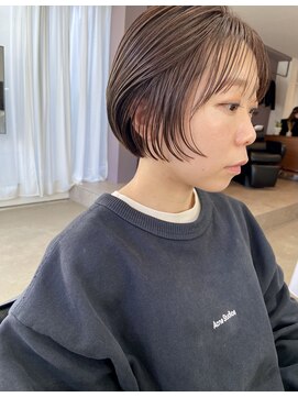 パープル(PURPLE) マッシュボブ/ミニボブ/シースルーバング