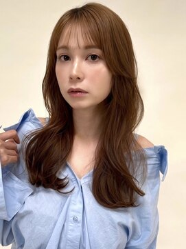トリコ アヴェダ ららテラス北綾瀬(tricot AVEDA) ロングレイヤー/顔まわりレイヤー/レイヤーカット/ウェーブヘア