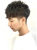 スパイラルパーマ ナチュラルパーマ ツーブロ ビジネス