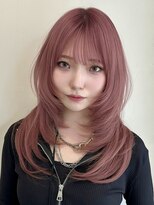 アンカーバイナチュラル(anchor by natural)&nbsp;韓国風/レイヤー/小顔/前髪カット/髪質改善/グレージュ/透明感