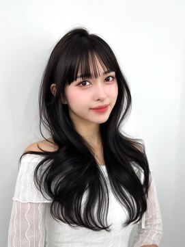 アマトウキョウ アユンチェ(AMA TOKYO×AYUNCHE) 前髪顔まわり韓国ヘアレイヤーカットサイドバンク2wayバンク韓国