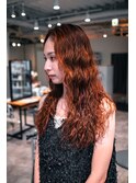 CAF河内　ロングパーマ　ハードパーマ　大阪　心斎橋