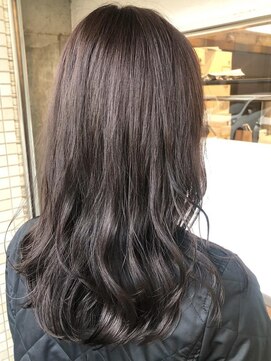 アニー 松戸(ANNI) ホワイトグレージュ/ミニウルフ/デジタルパーマ/チェリーブラウ