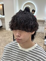 ボンドストーリールミエール(Bond Story lumiere)&nbsp;名古屋/メンズパーマ/メンズカット/眉毛/波巻きスパイラル