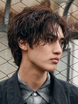 フィフス(fifth) 原宿ツイストスパイラルパーマメンズカットセンターパートfifth