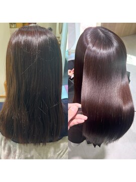 ゴカンムード(Gokan mood) 髪質改善縮毛矯正ハイライトダブルカラーショートカット30代40代