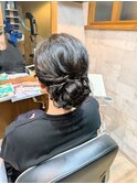 結婚式お呼ばれヘアセット