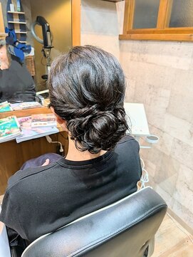 ファイブ ポイント 5 POINT 結婚式お呼ばれヘアセット