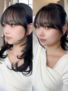 ミニョン(Mi9non) 【似合わせカット】人気NO.1のハッシュカット+顔周りカット