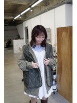 シアー(siar) ピンクブラウンカラー