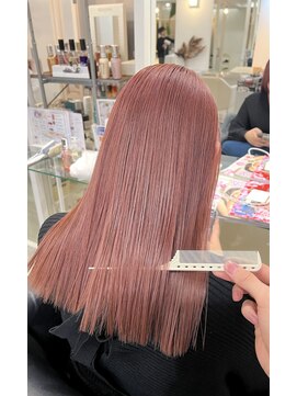 アルジャーノンシロ(ALGERNON shiro) ピンクベージュ/ワンブリーチ【和田一】