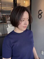 ヘア プロデュース キュオン(hair produce CUEON.)&nbsp;ショートボブ/ハンサムショート/センタパート