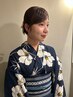 夏限定【ヘアセット+浴衣着付け】¥9,900 花火大会やイベント前に