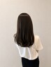 【白髪染め×ツヤ髪ケア】カット＋ケアカラー＋Tr ￥15,070 → ￥12,000