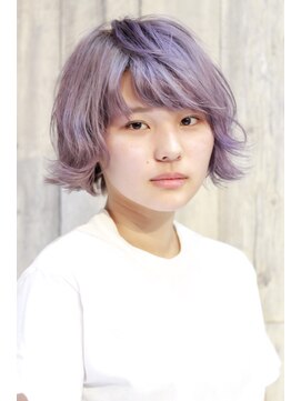 トムキャット(TOM CAT) 【新宿　ＴＯＭＣＡＴ】パープルショートボブ