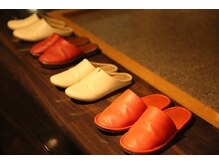 足元までリラックスを。
