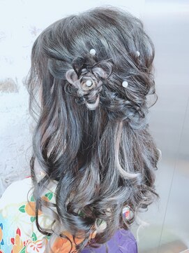 アチーブ エムプラス 茶屋町店(Achieve m +) フルールヘア【茶屋町ヘアセット専門店Achieve m+】