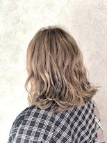 ヘアサロンエムフィス 池袋東口(HAIR SALON M Fe's)&nbsp;デザインカラー/厚めバング/ローライト/スリークボブ