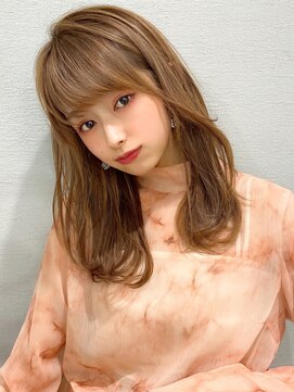 シルクレイ 吉祥寺店(Silk-lei) 小顔外セミディウェーブヘア 20代30代/Silk-lei吉祥寺