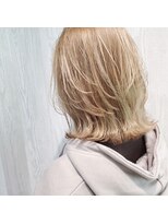 タブーセントラル(TABOO Central)&nbsp;【TABOO Central】ウルフカット×ブロンドミルクティーベージュ