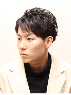 ヨシザワインク プレミアム 築地店(YOSHIZAWA Inc. PREMIUM) ツーブロック刈り上げ束感ショートヘア／ワックス/クール