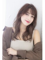 プライズ アイリス 池袋東口店(prize Iris)&nbsp;シア―グレージュニュアンスカールシースルーバング池袋