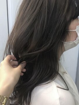 ロベック モトヤマ(Lobec MOTOYAMA) 重めロング/透明感カラー(ブリーチなしグレー)