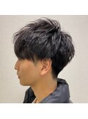 ツーブロック刈り上げマッシュ