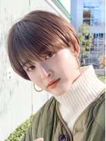 アマトウキョウ 表参道(AMA TOKYO)&nbsp;似合わせカット　横顔美人　くせ毛ショート　大場猛